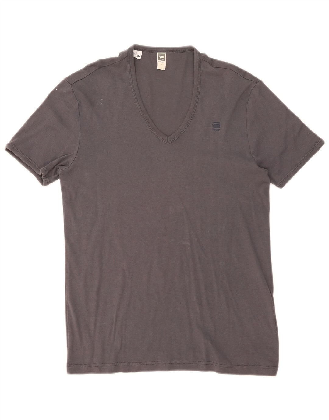 G-Star Hombre Camiseta Top XL Gris Algodón