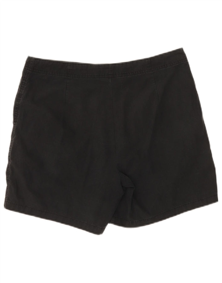 Marks & Spencer Pantalones cortos chinos para mujer UK 12 Medium W32 Algodón negro