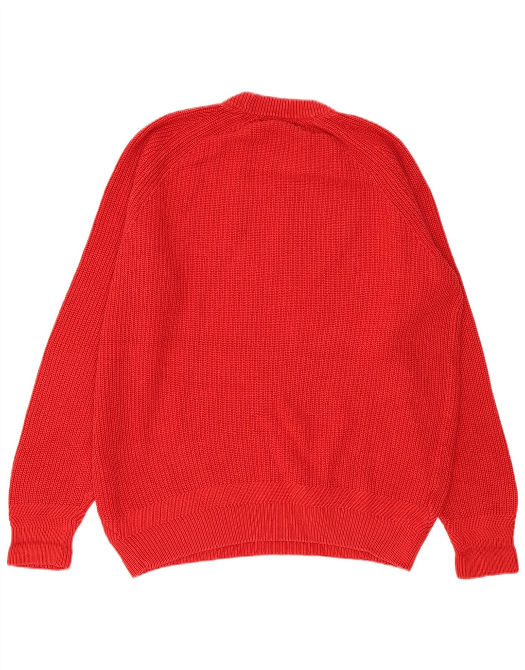Fred Perry Jersey De Cuello Redondo Para Hombre XL Algodón Rojo