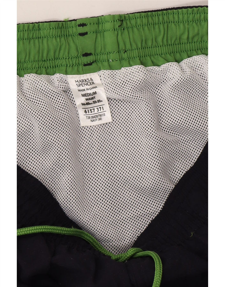 Bañador Marks & Spencer Hombre Mediano Azul Marino Poliéster
