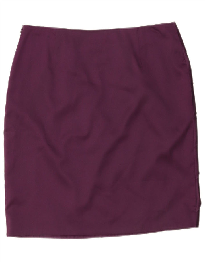 Falda lápiz para mujer Phase Eight Reino Unido 12 Mediana W30 Poliéster morado