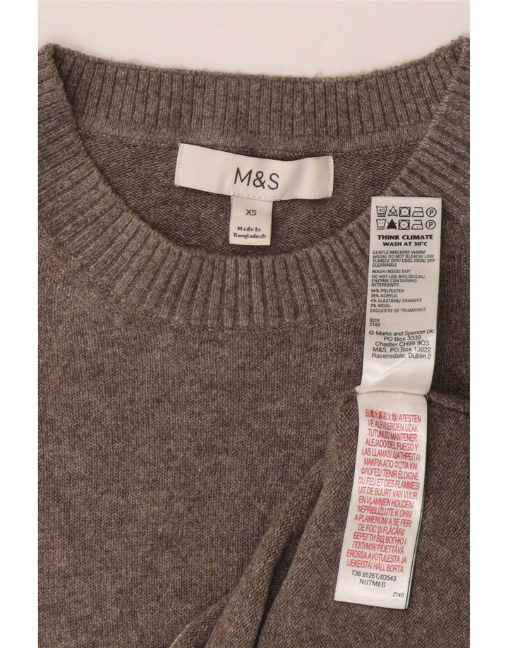 Marks & Spencer Camiseta sin mangas para mujer UK 6 XS Gris Poliéster