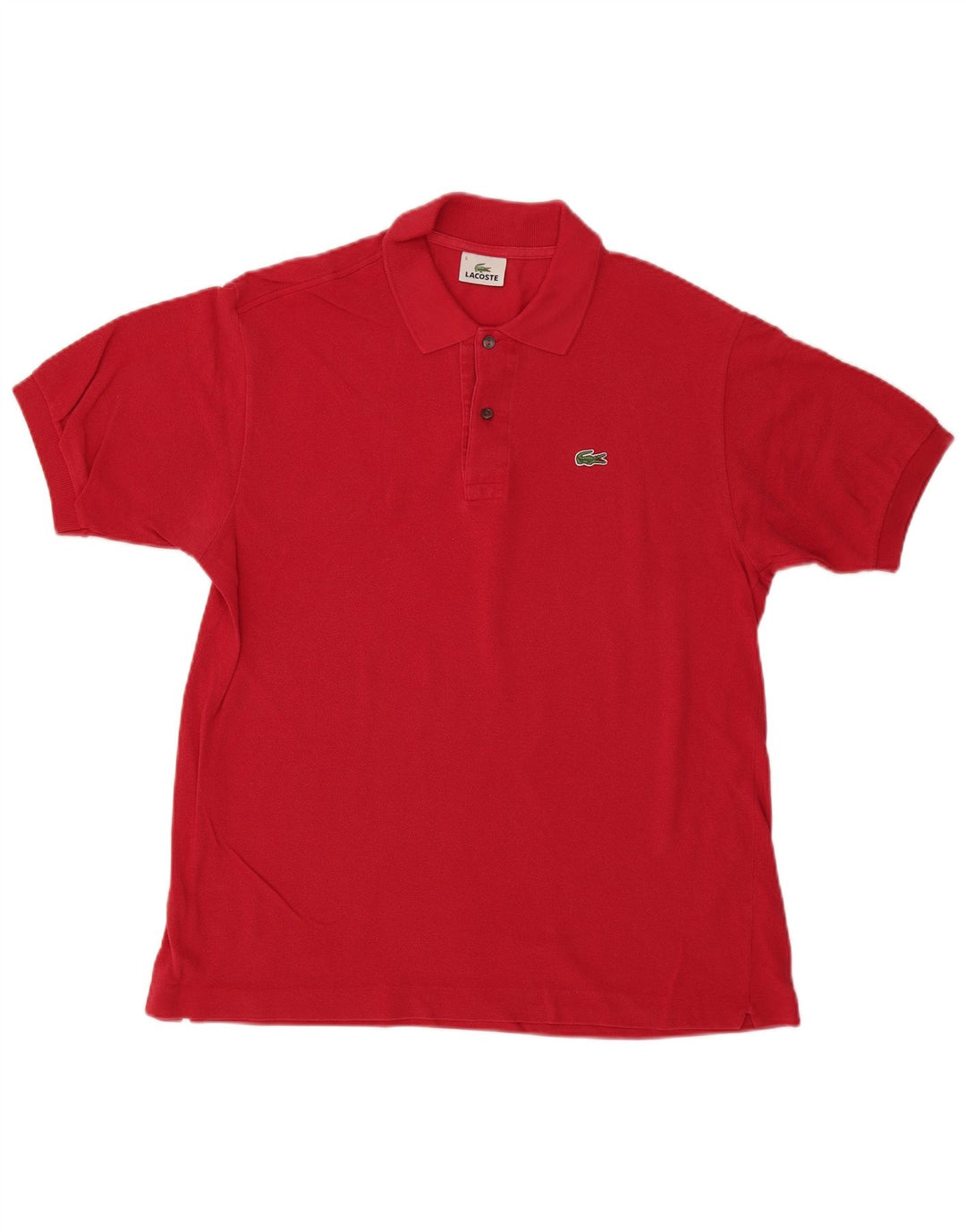 Polo Lacoste para hombre talla 5 grande algodón rojo