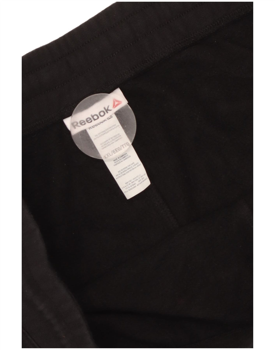 Reebok Pantalones cortos deportivos para mujer UK 20 2XL Algodón negro