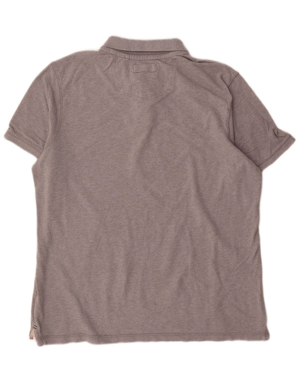 Polo para hombre Fat Face 2XL Algodón gris