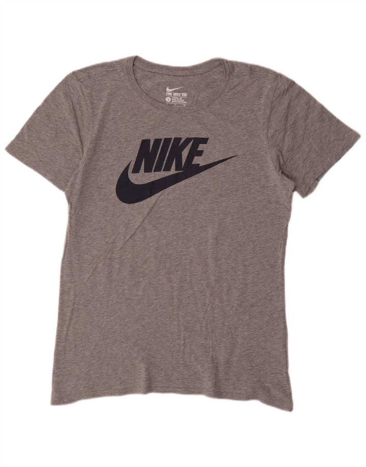Nike - Camiseta gráfica para hombre, talla pequeña, algodón gris