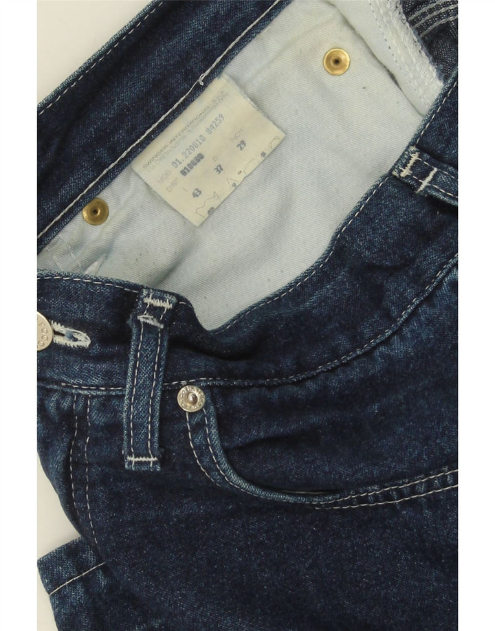 ROCCOBAROCCO Womens Tapered Jeans W29 L29 Navy Blue Cotton Vintage Roccobarocco and Second-Hand Roccobarocco from Messina Hembry 