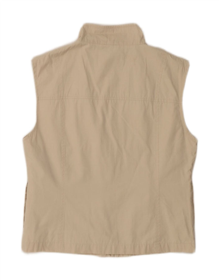 Street One - Chaqueta de chándal sin mangas para mujer, talla 40, color beige mediano