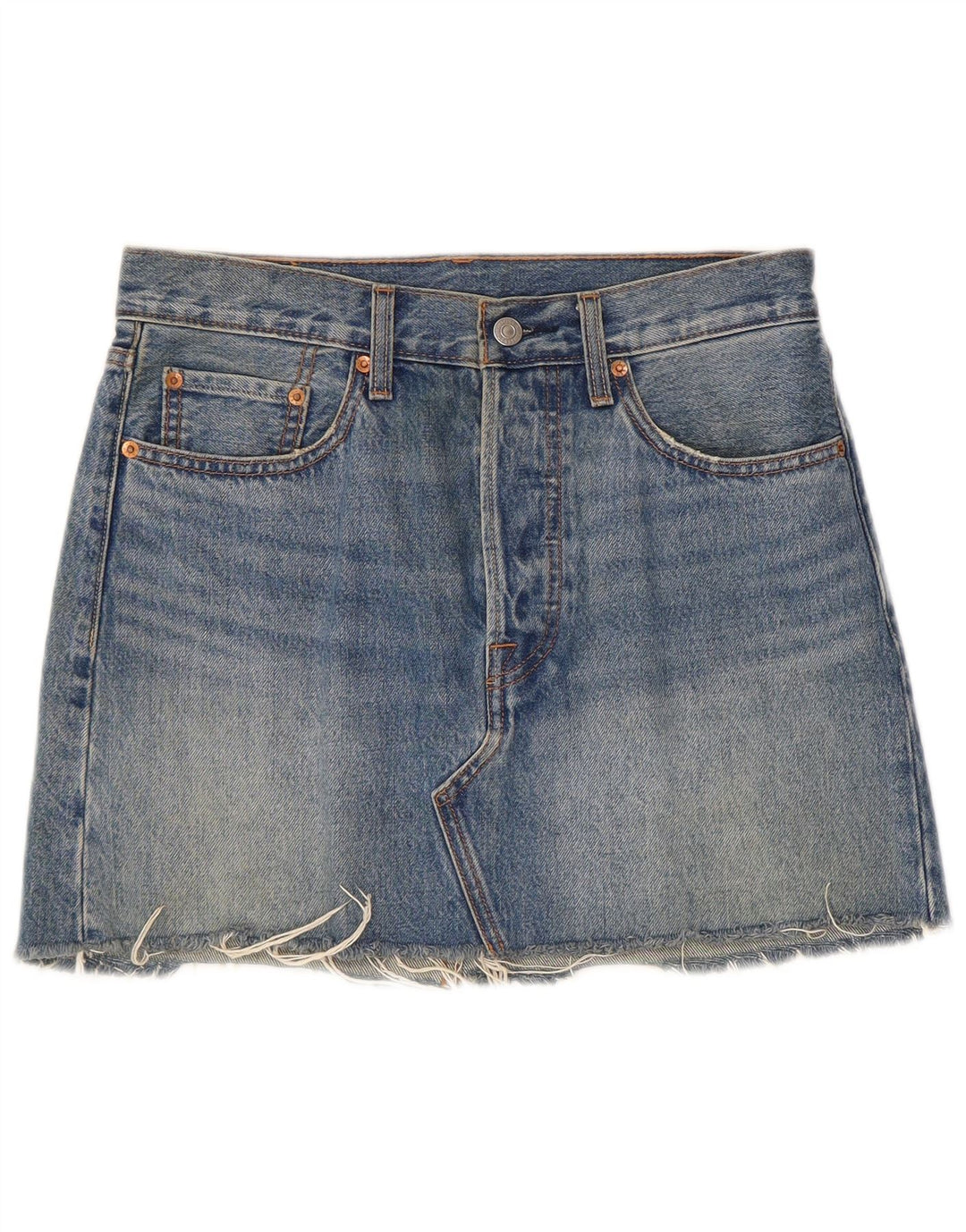 Falda Vaquera Levi's Mujer W27 Small Azul Algodón