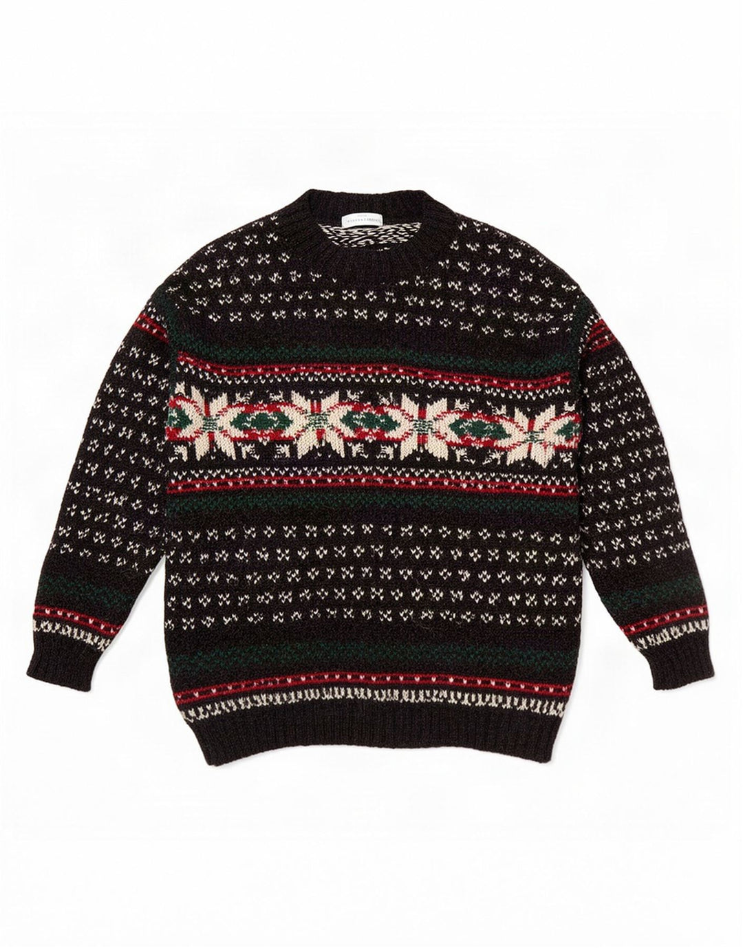 Marks & Spencer St. Michael - Jersey de cuello redondo para hombre, talla XL, color negro