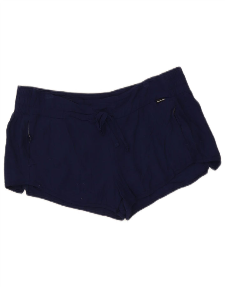 Hurley Shorts deportivos para mujer UK 44 Medium Azul marino Rayón