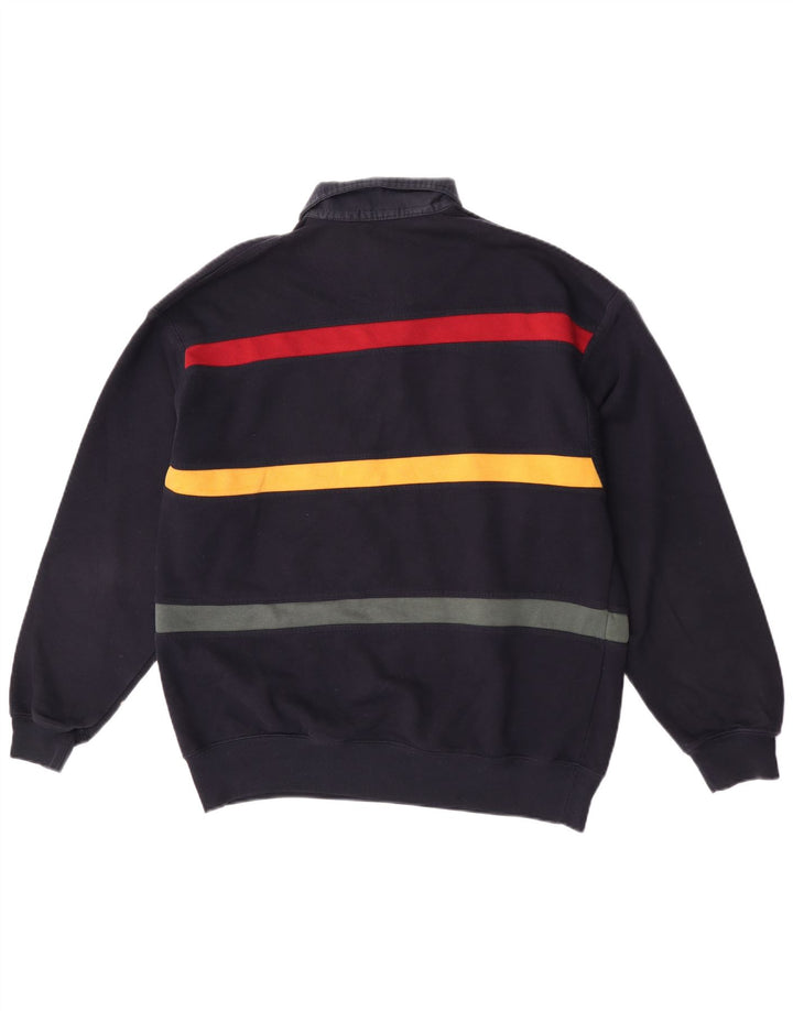 Marks & Spencer Hombre St. Michael Sudadera Jumper Medium Azul Marino Rayas