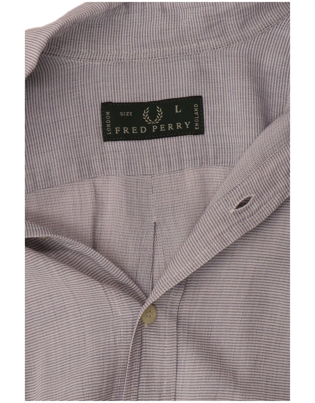 Camisa Fred Perry Para Hombre Grande Gris