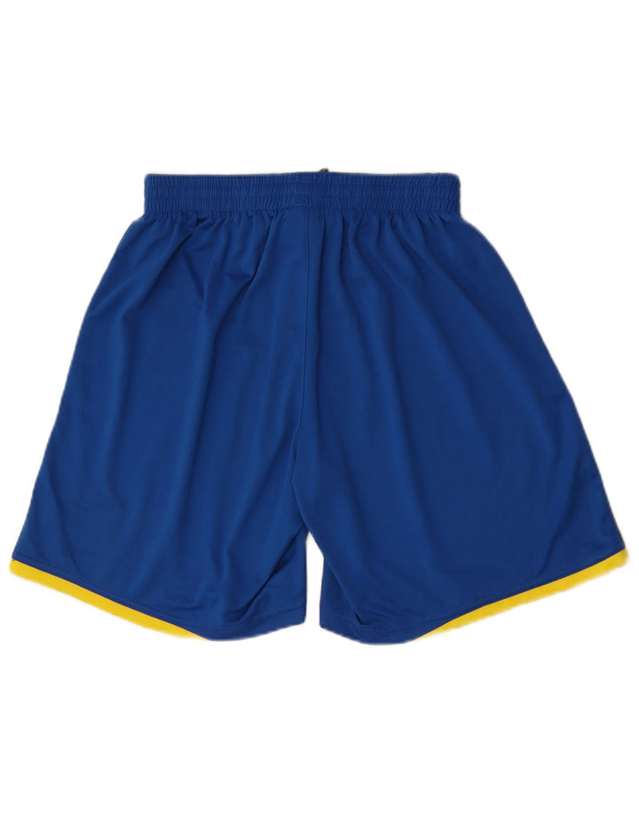 Asics Pantalones cortos deportivos para niños 11-12 años Grande Azul Colorblock Poliéster