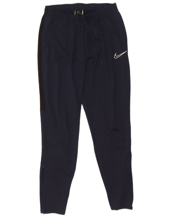 Pantalones De Chándal Nike Dri Fit Para Hombre Poliéster Color Block Azul Marino Medio
