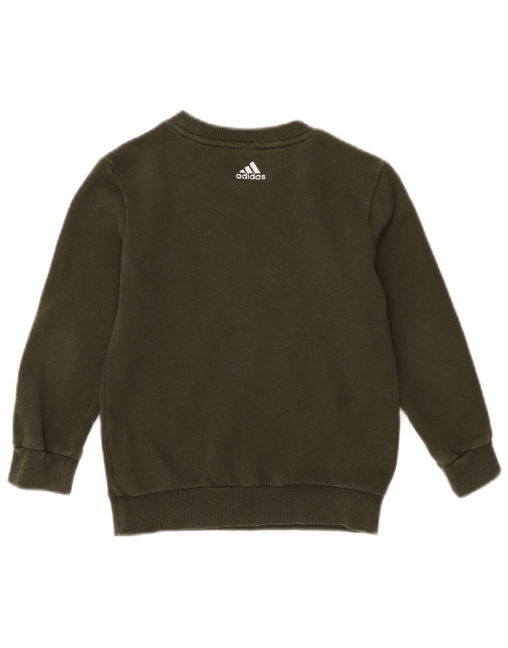 Adidas Chándal completo para niño 6-7 años Caqui Algodón