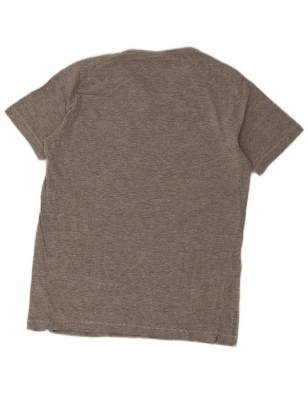 French Connection Mens T-Shirt Top Medium Grey Flecked Cotton