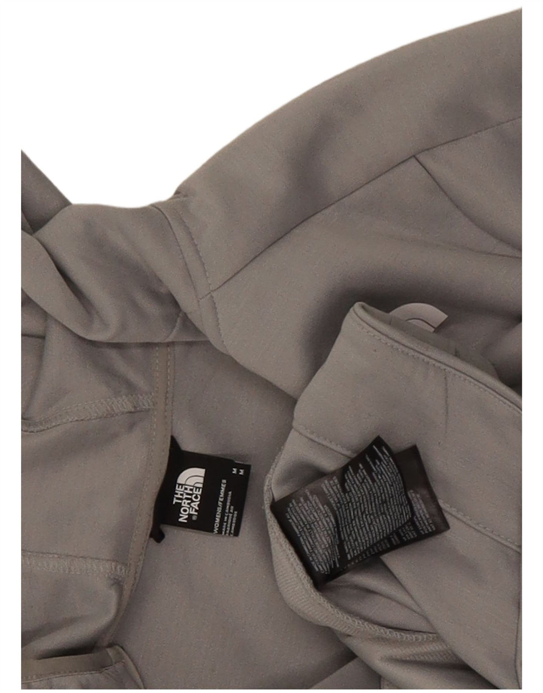 The North Face Sudadera con capucha y cremallera para mujer UK 12 Poliéster gris medio
