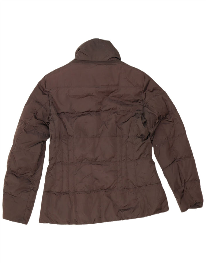 Geox Chaqueta acolchada para mujer UK 44 Grande Poliéster marrón