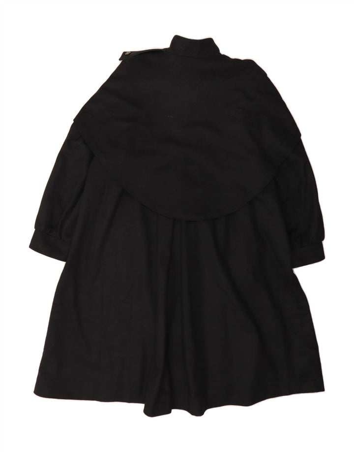 TRACHTEN GERLACH Womens Overcoat EU 42 Large Black Wool Vintage Trachten Gerlach and Second-Hand Trachten Gerlach from Messina Hembry 