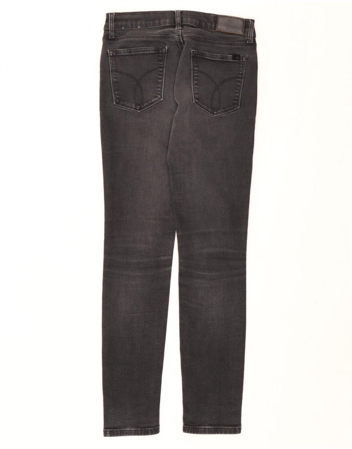 Vaqueros ajustados para mujer Calvin Klein W28 L30 Gris