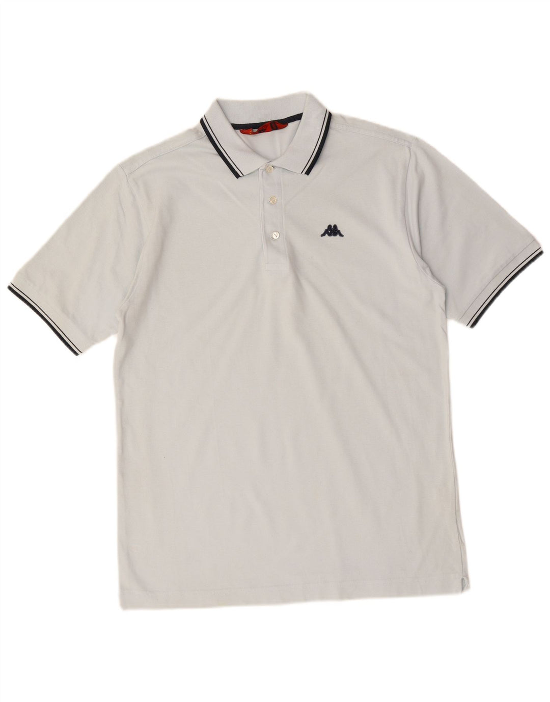 KAPPA Polo Hombre Algodón Azul Medio