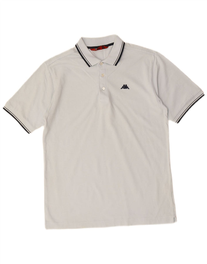 KAPPA Polo Hombre Algodón Azul Medio