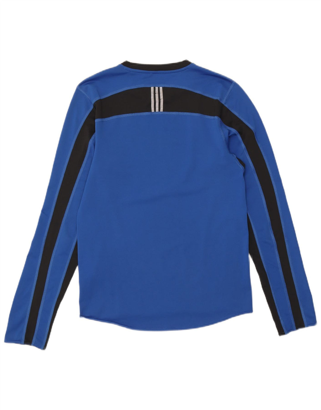 Adidas Hombre Climacool Top Manga Larga Pequeño Azul Colorblock Poliéster
