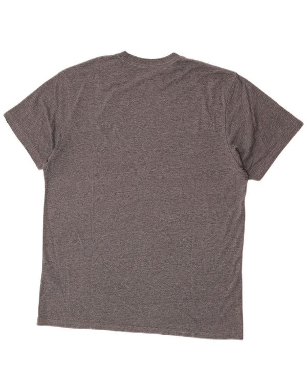 Vans Camiseta gráfica de ajuste personalizado para hombre Top XL Algodón moteado gris