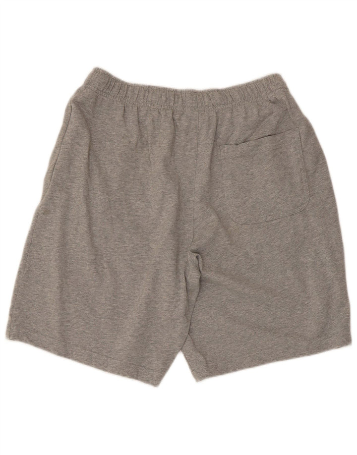 Pantalones cortos deportivos Nike para hombre de algodón moteado en gris medio