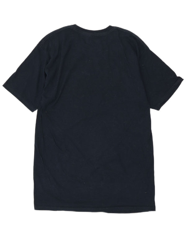 HARD ROCK CAFE Camiseta gráfica New York para hombre Top grande de algodón azul marino