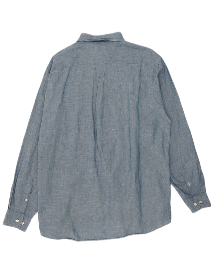 Peter Hadley Camisa para hombre XL Azul