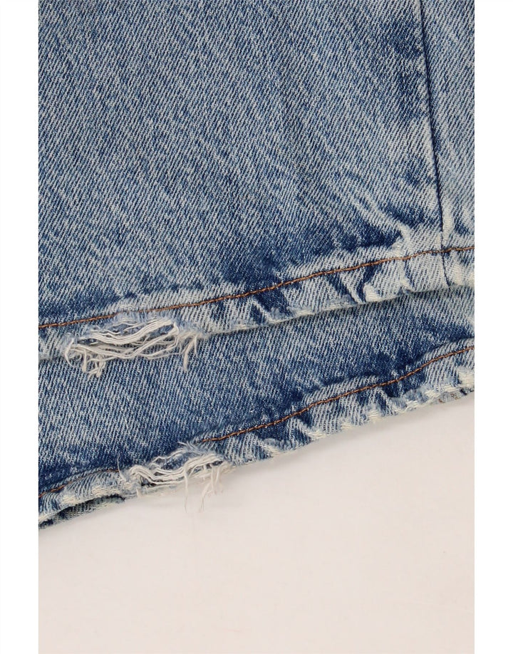 ZARA Vaqueros Bootcut Desgastados Mujer EU 36 XS W26 L32 Azul