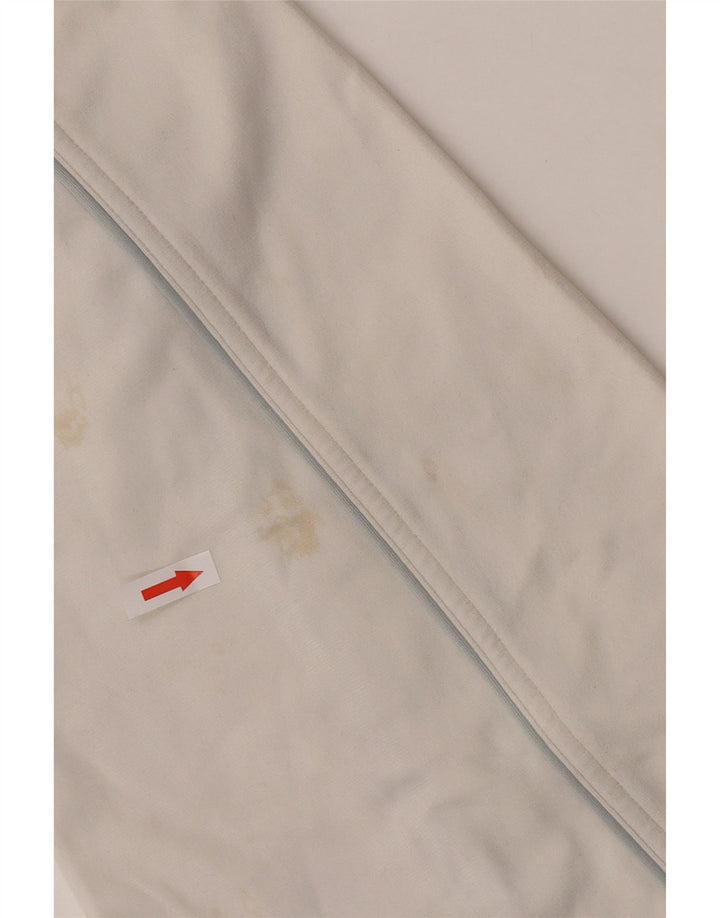 ADIDAS Chaqueta de chándal para hombre UK 42/44 Grande Poliéster blanco