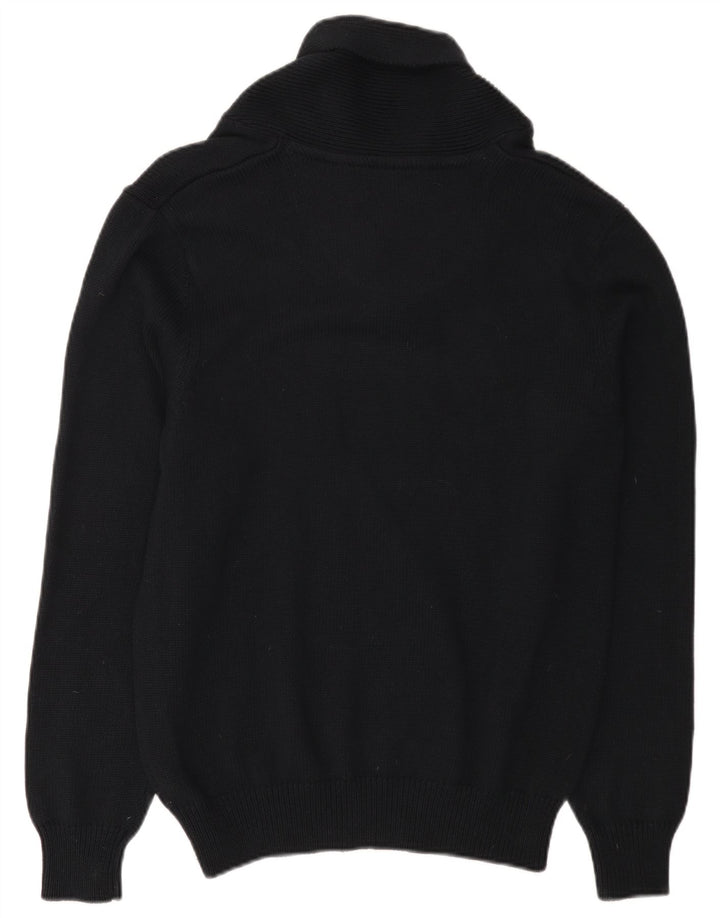 Marks & Spencer Jersey tipo jersey con cuello chal para hombre Algodón negro mediano