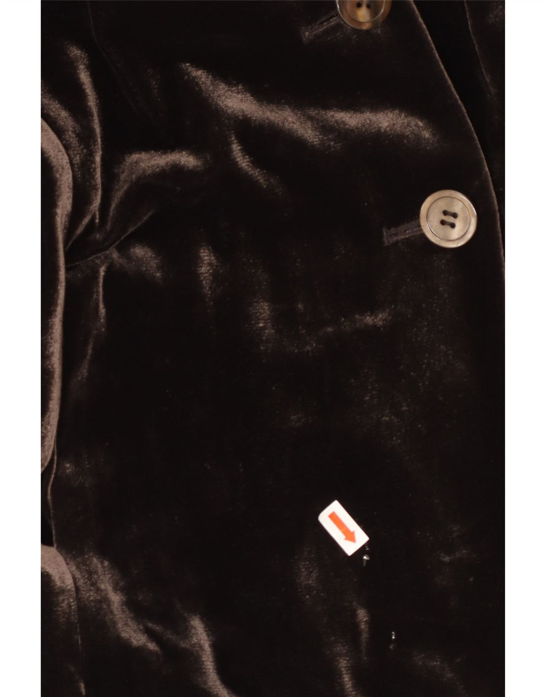 APRIORI Chaqueta Blazer de 3 Botones para Mujer UK 40 Grande Seda Marrón