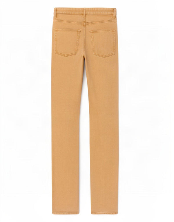 Zara Mujer Vaqueros Slim EU 36 XS W26 L33 Algodón Beige