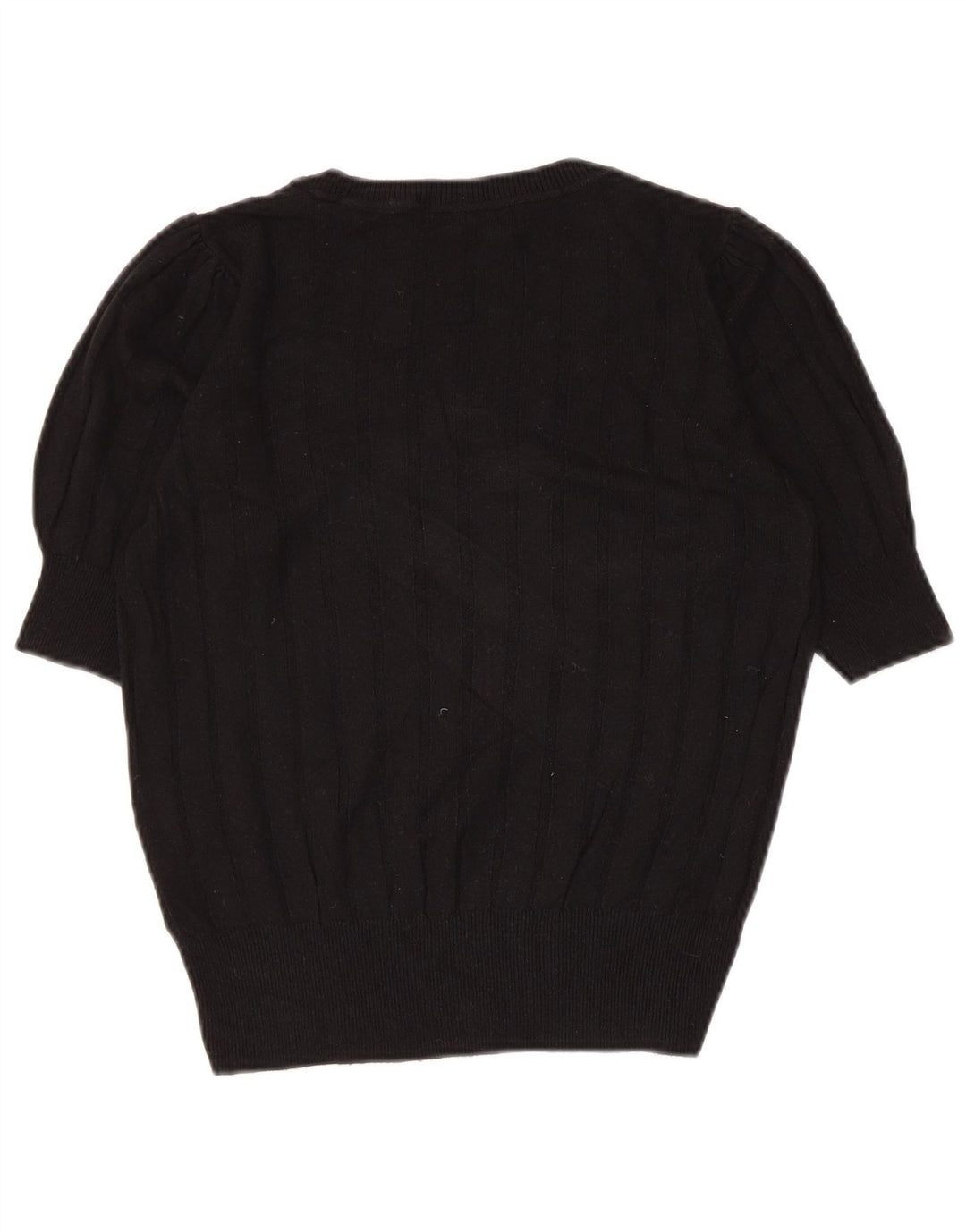 Marks & Spencer Jersey con Cuello Barco para Mujer UK 10 Small Black