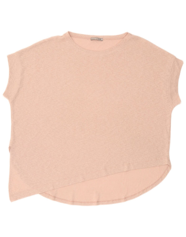 Zara Mujer Blusa Oversize Top Rosa Medio