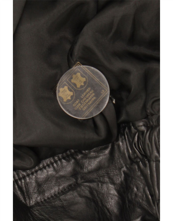 AVANTI Chaqueta de cuero para hombre UK 40 Large Cuero negro