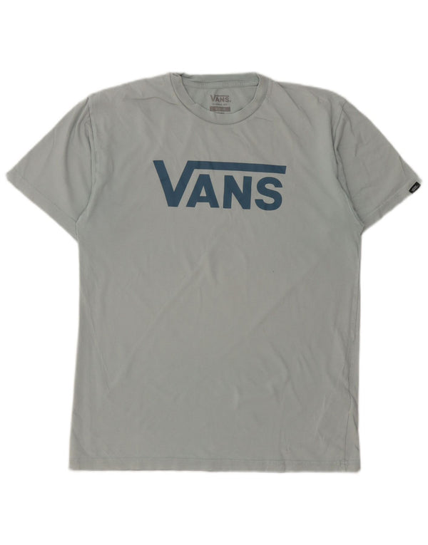Vans Hombre Classic Fit Graphic Camiseta Top Algodón Azul Medio
