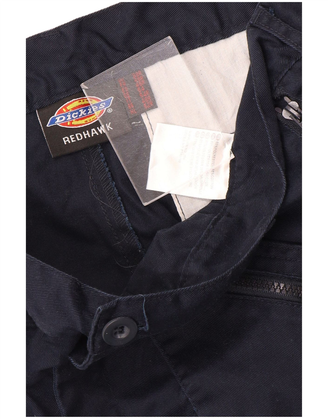 Dickies Pantalones cargo rectos Redhawk para hombre W38 L33 Poliéster azul marino