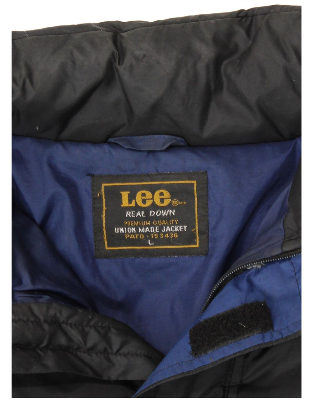 Lee Chaqueta acolchada para hombre UK 40 Large Poliéster negro