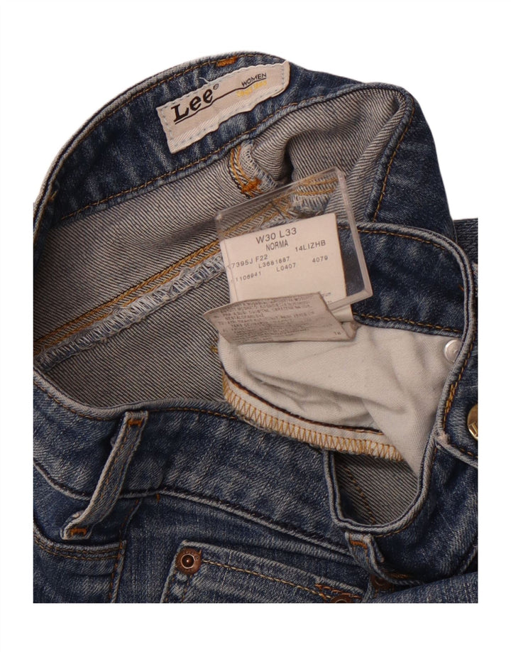Vaqueros recortados Norma para mujer LEE W30 L19 Algodón azul