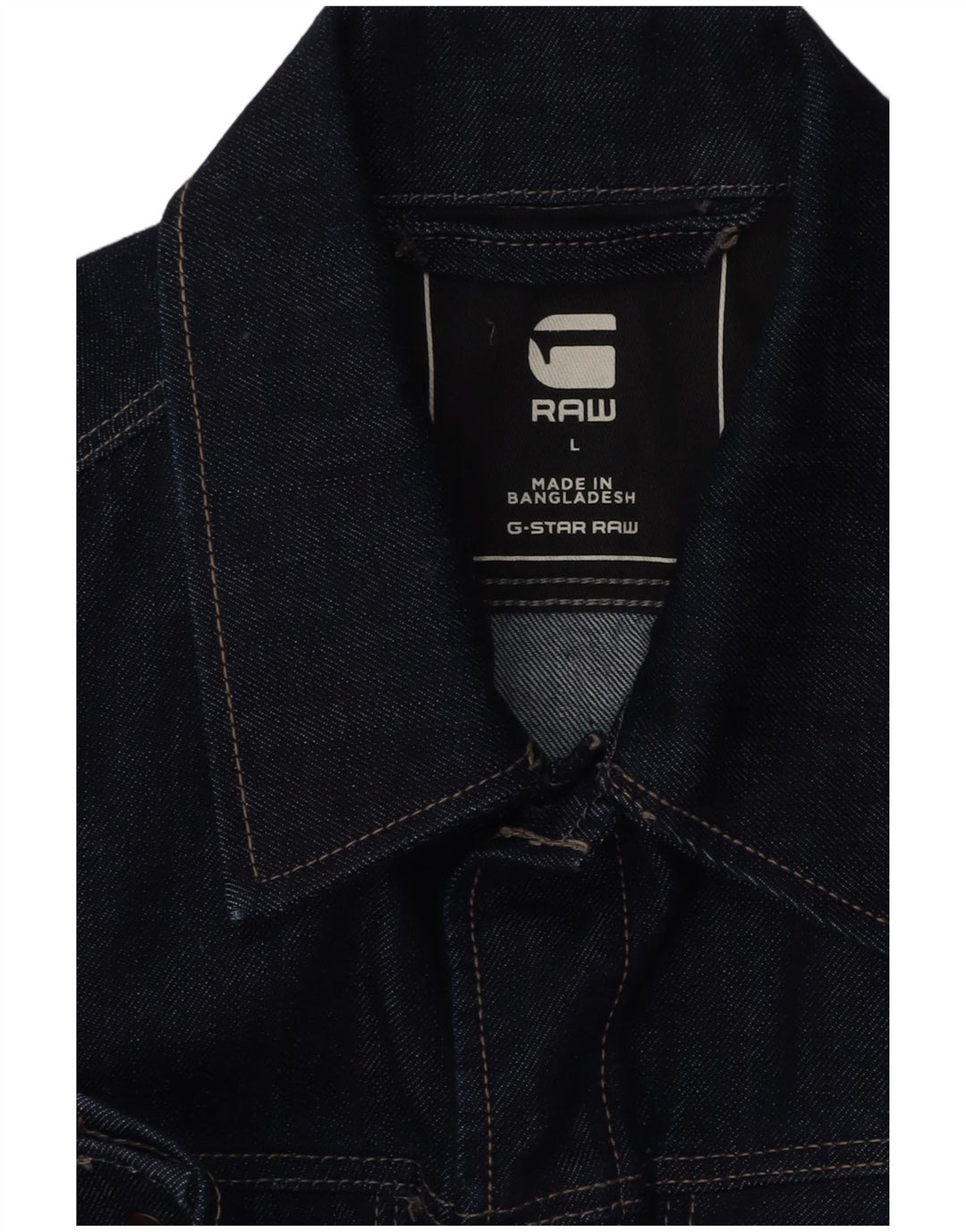 G-Star Chaqueta vaquera para hombre UK 40 Large Azul marino Algodón