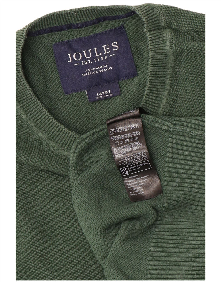 Joules Jersey De Cuello Redondo Para Hombre Jersey Grande De Algodón Verde