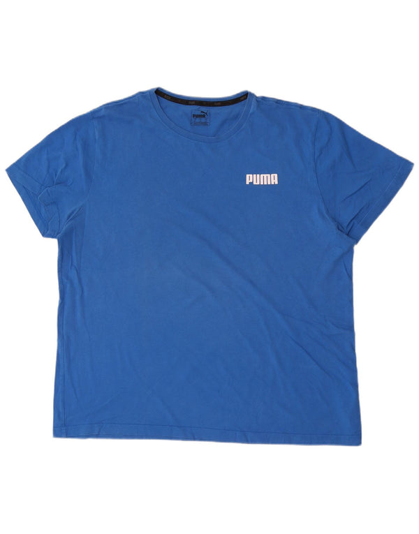 Camiseta Puma Hombre Top XL Algodón Azul