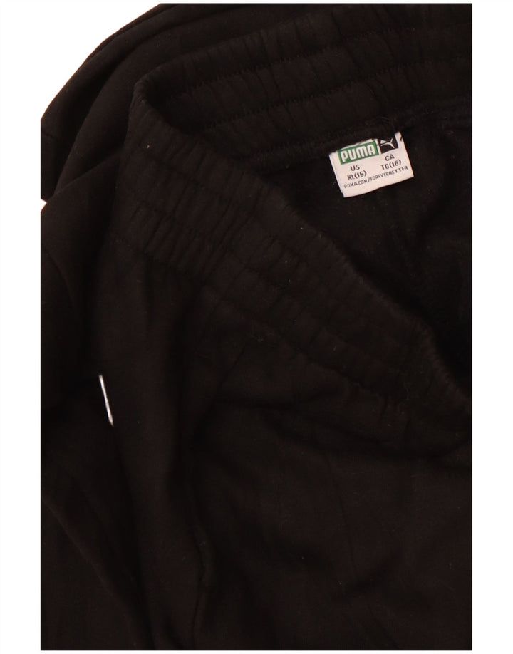 PUMA Pantalón de chándal gráfico para niña Joggers 15-16 años XL Negro
