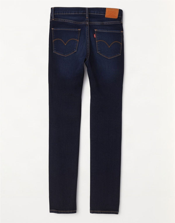 Levi's Vaqueros pitillo de talle alto 721 para mujer W27 L28 Algodón azul marino