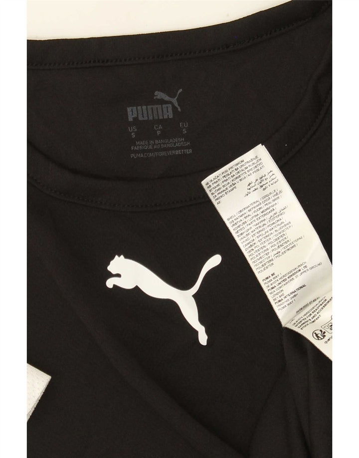 Puma Hombre Camiseta Top Small Negro Colorblock Poliéster